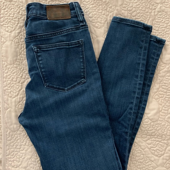 Jcrew Ten Inch Highrise Toothpick Jeans - Picture 7 of 8